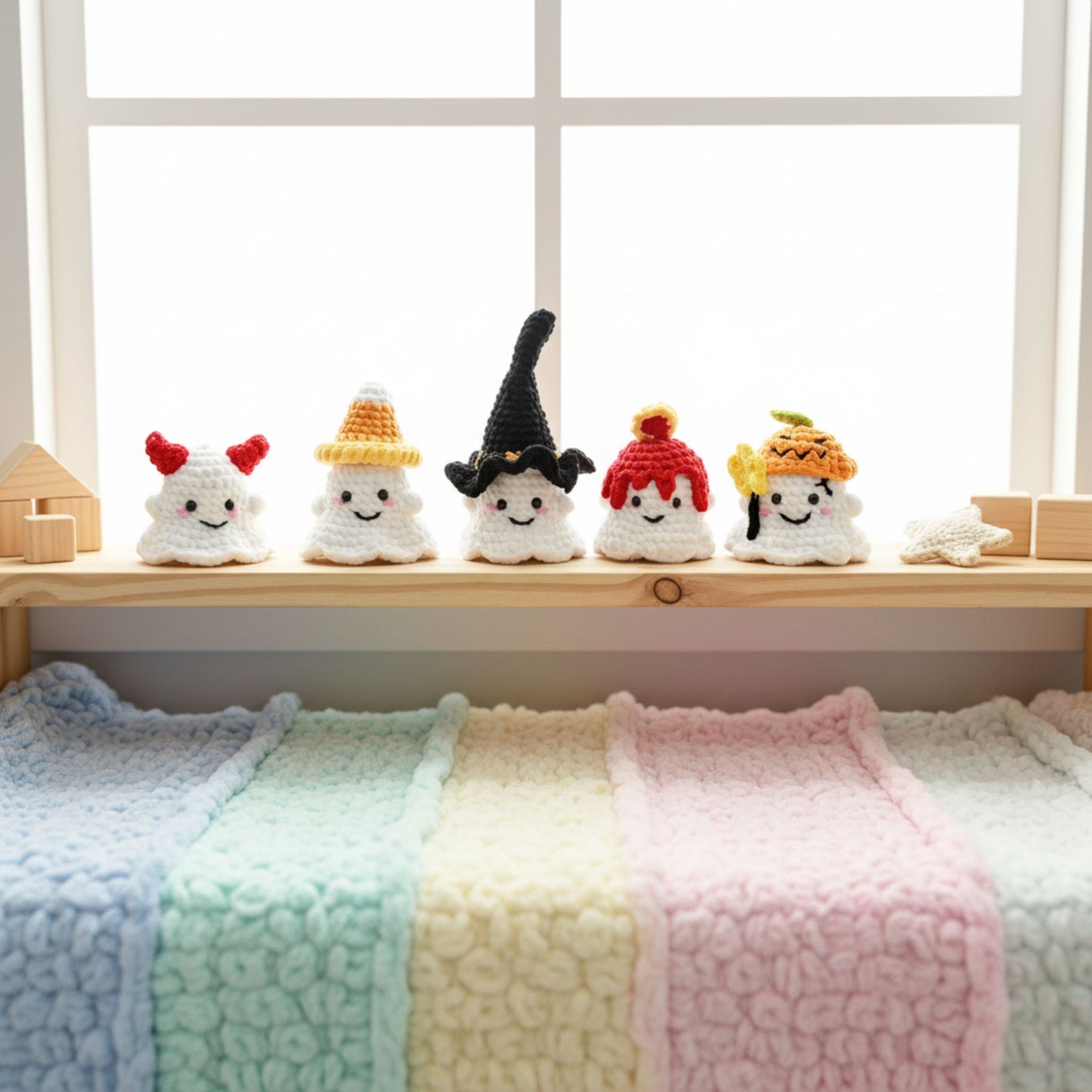 Halloween Ghost Crochet Pattern Set