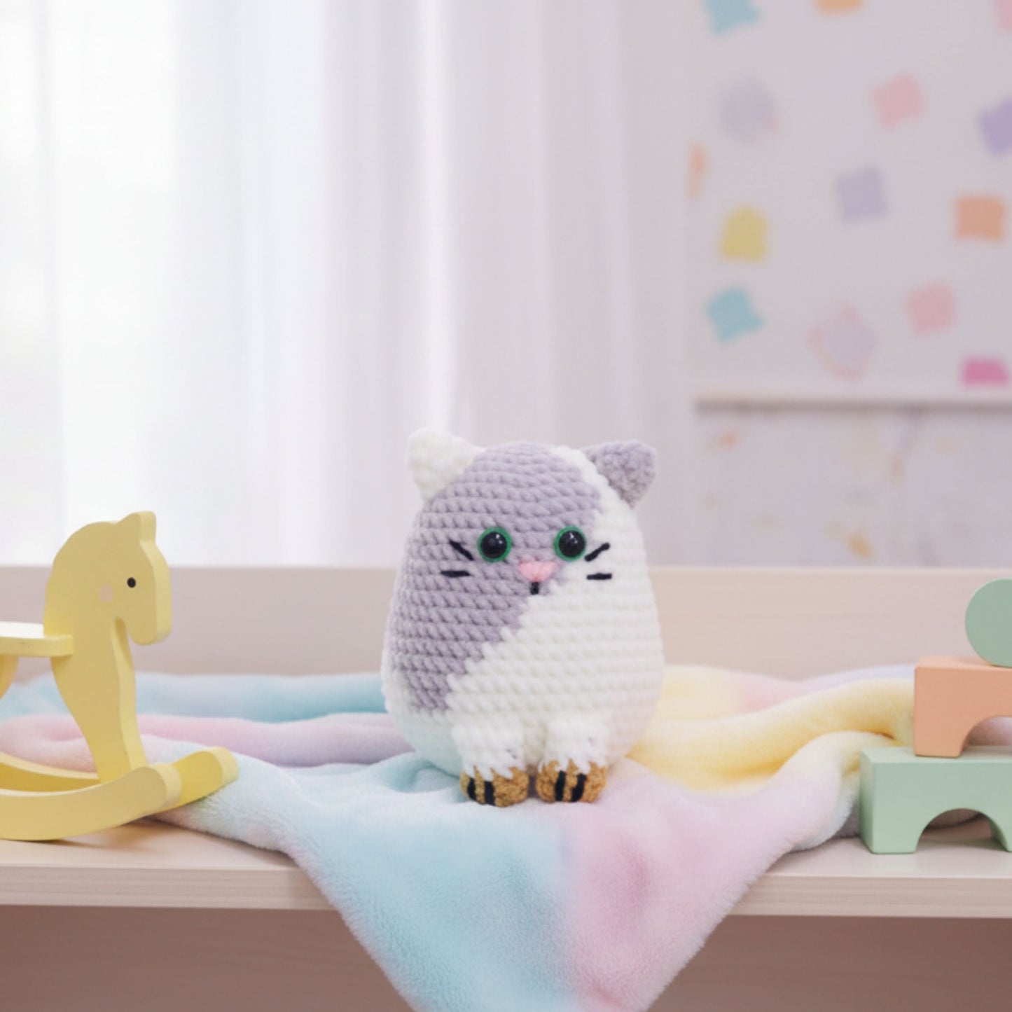 5 in 1 Cute Cat Crochet Pattern