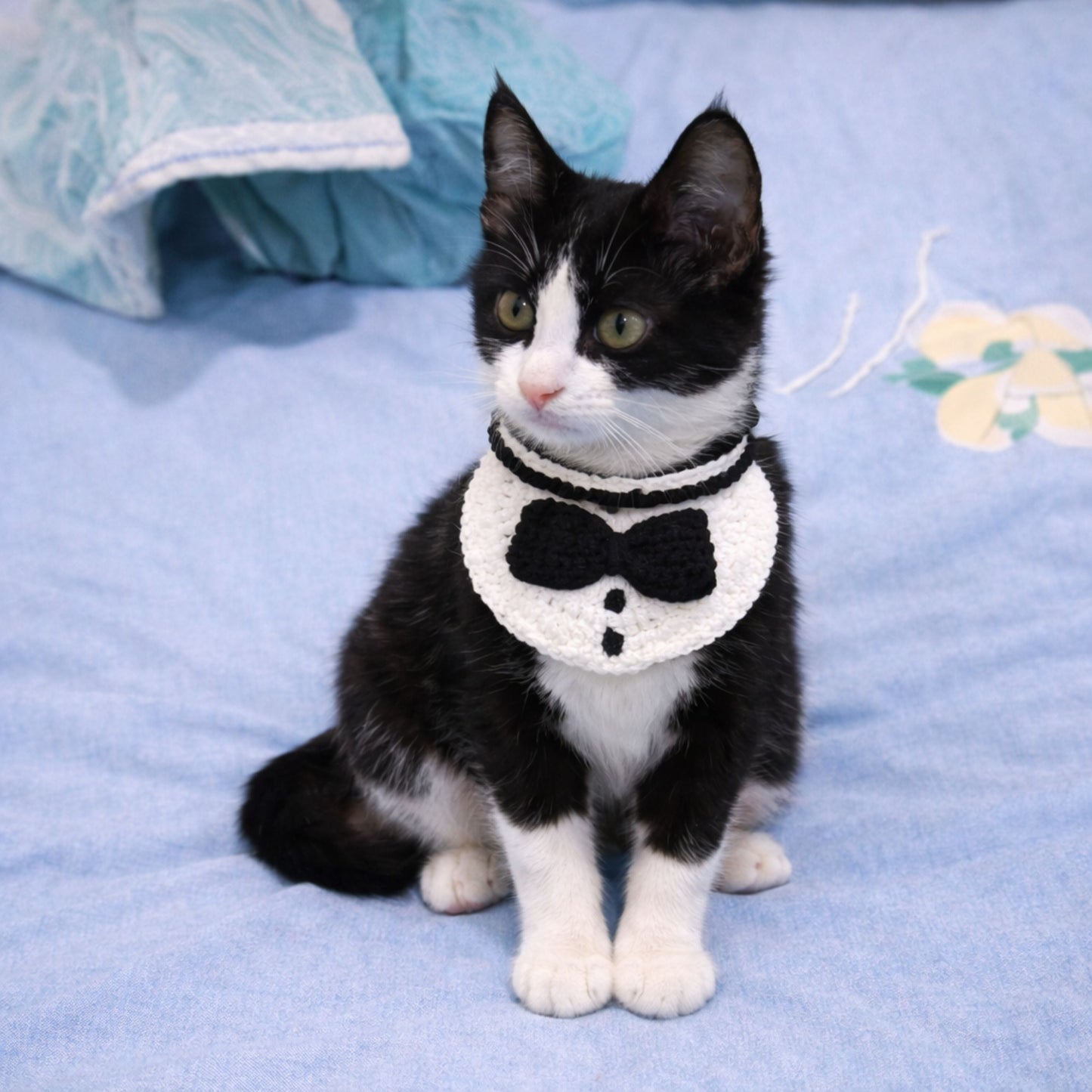 Tuxedo Cat Collar Pattern