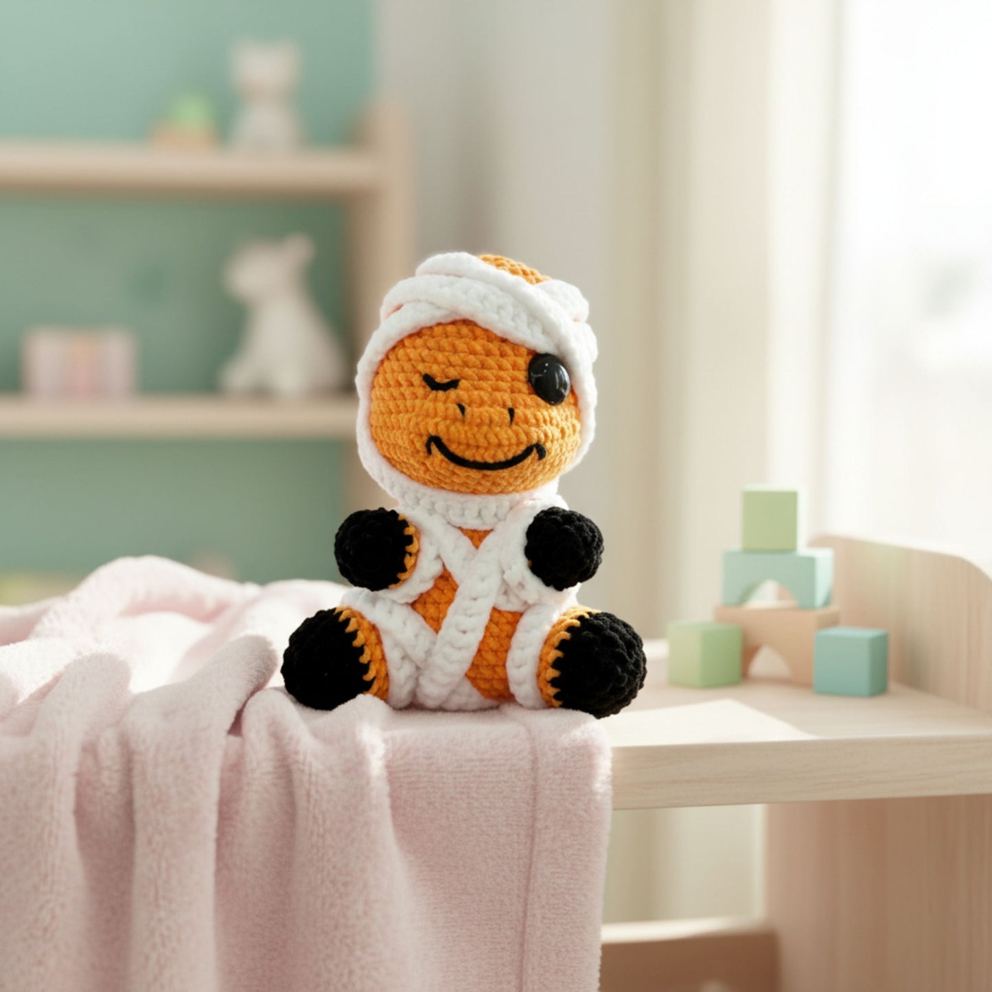 Mummy Pumpkin Dino Pattern