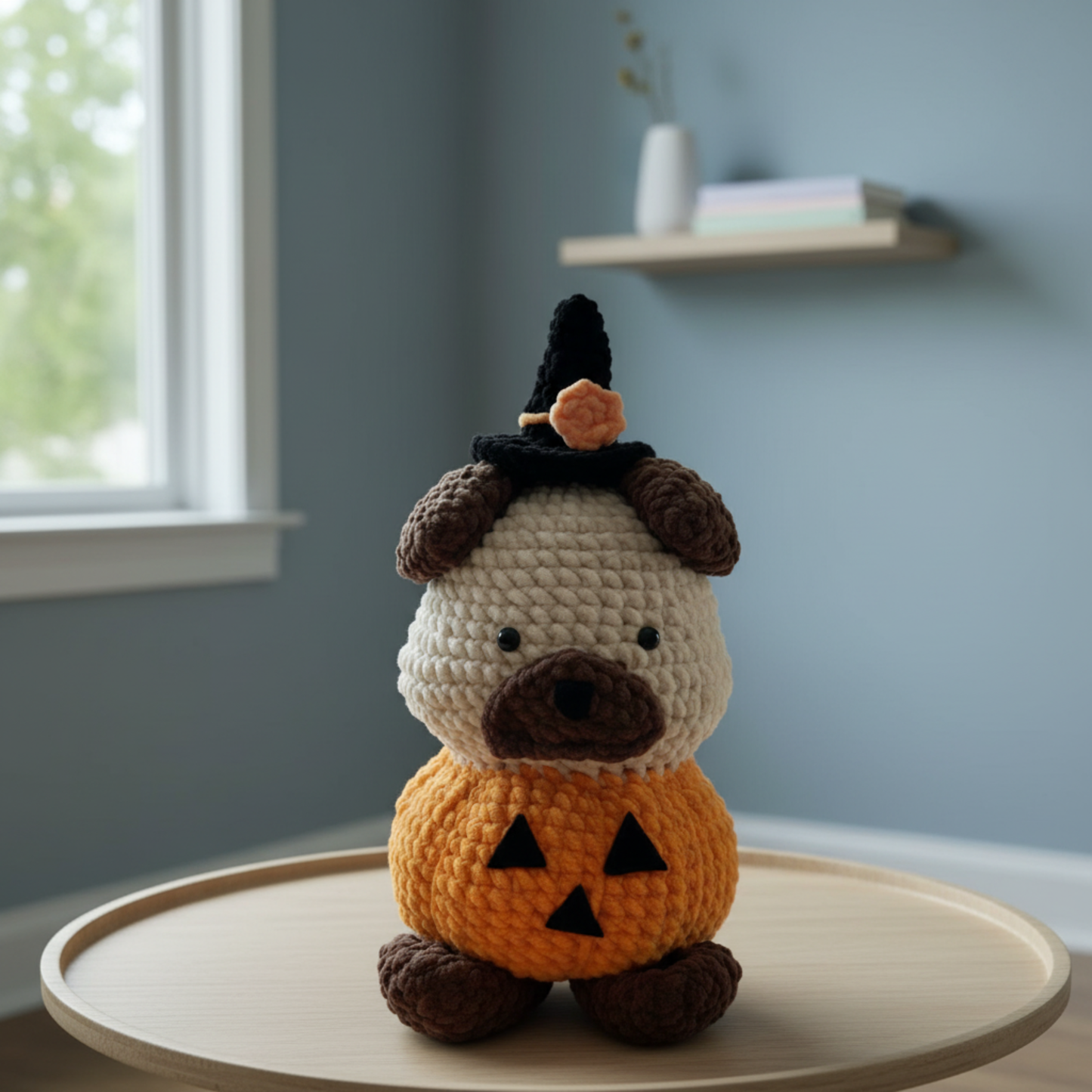 Halloween Pug Dog Crochet Pattern