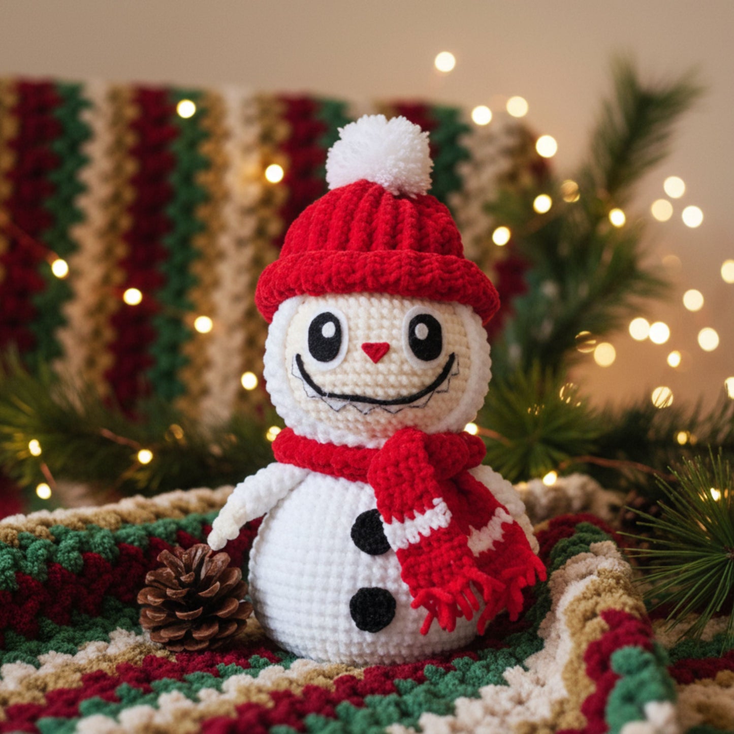 Christmas Snowman Crochet Pattern