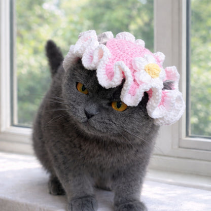 Flower Cat Hat Pattern