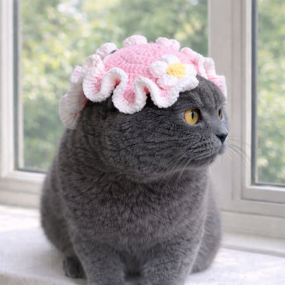 Flower Cat Hat Pattern