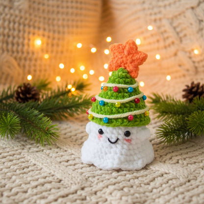 6 in 1 Christmas Ghost Pattern