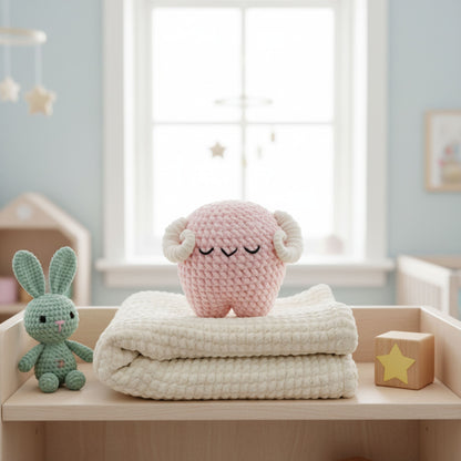 Sleepy Ram Crochet Pattern