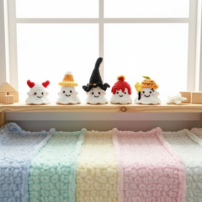Halloween Ghost Crochet Pattern Set