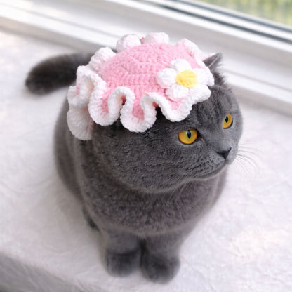 Flower Cat Hat Pattern