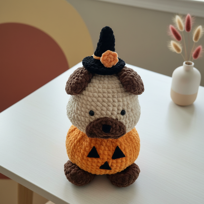 Halloween Pug Dog Crochet Pattern