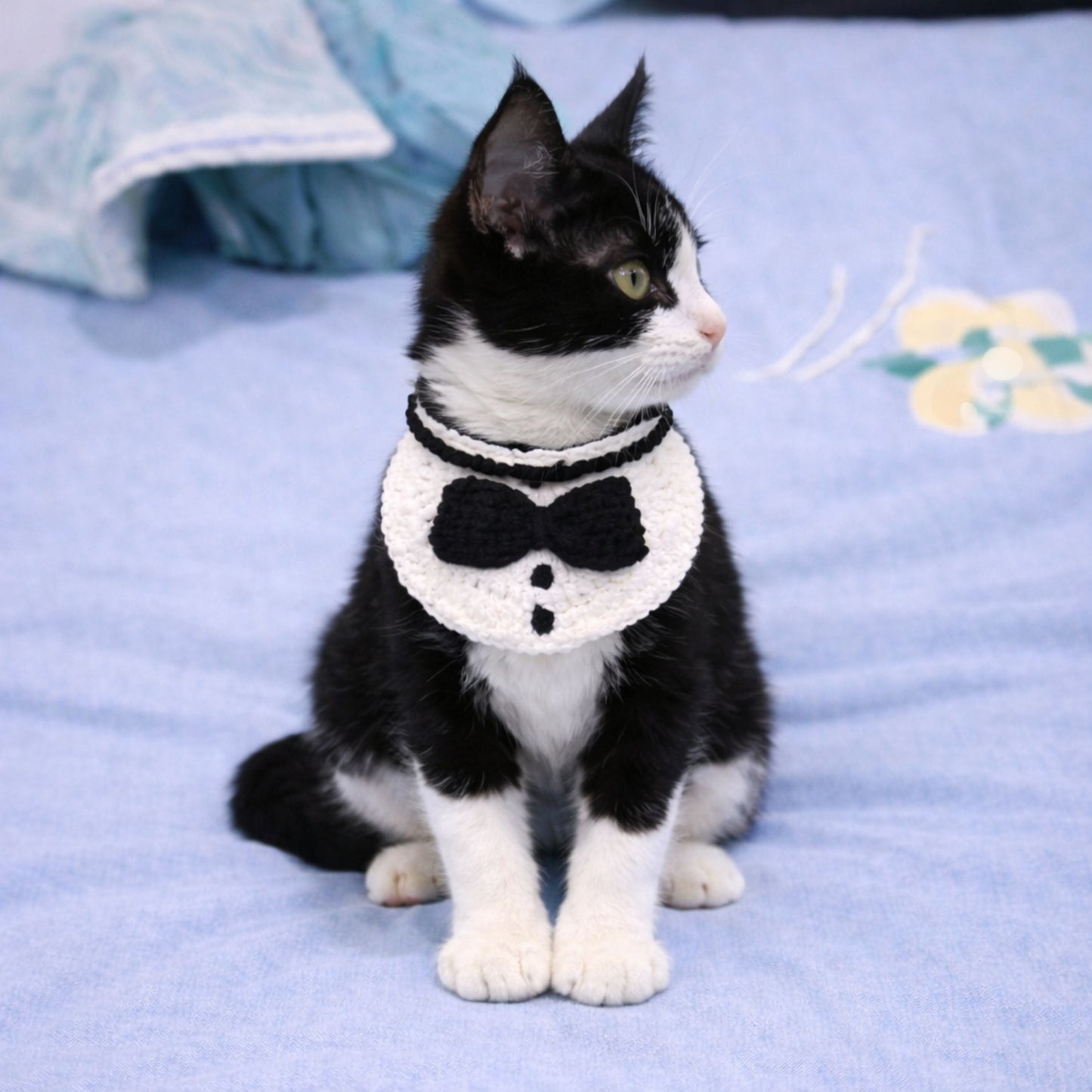 Tuxedo Cat Collar Pattern