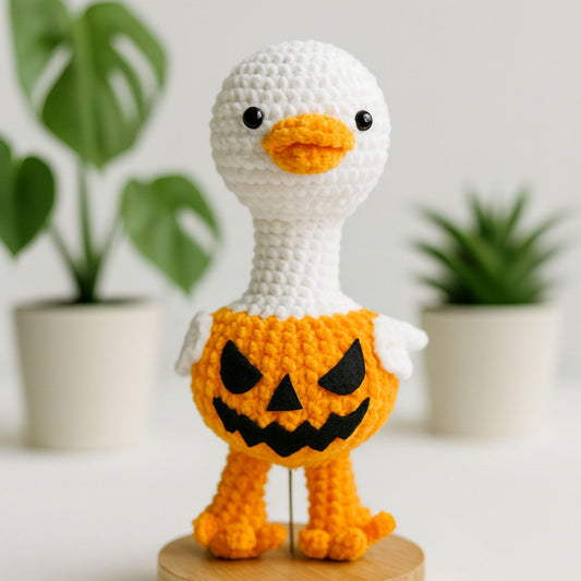 Pumpkin Goose Amigurumi