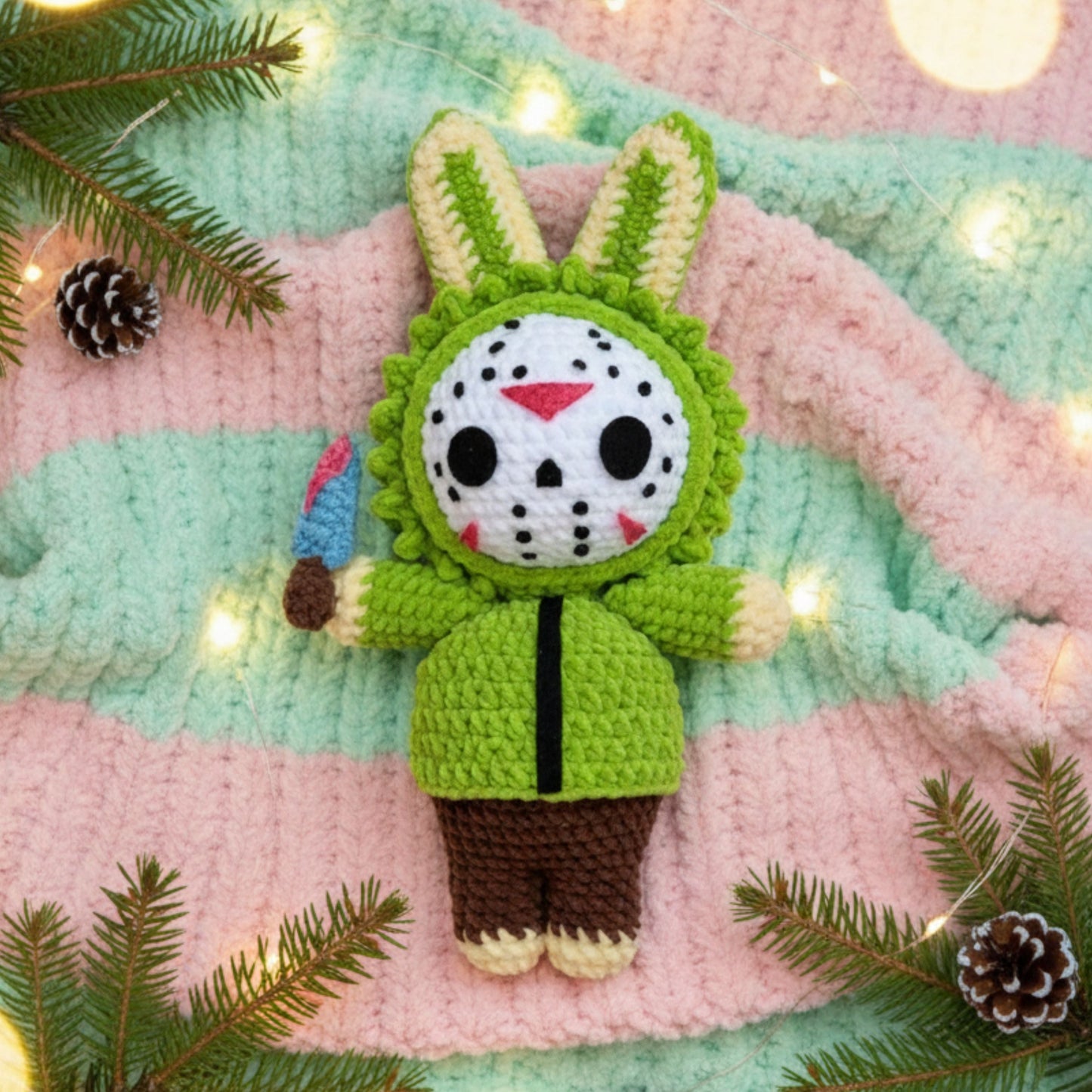 Horror Bunny Crochet Pattern
