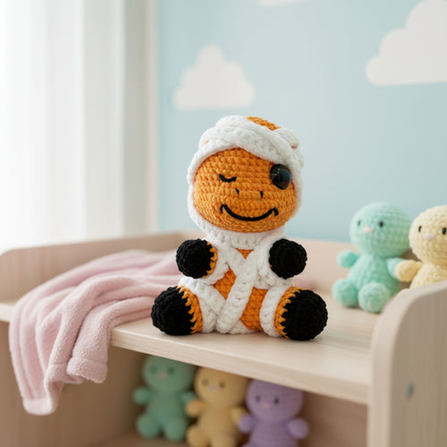 Mummy Pumpkin Dino Pattern