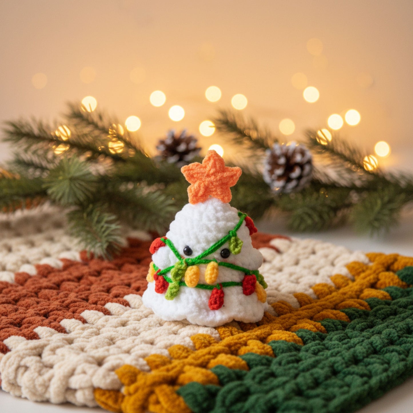 6 in 1 Christmas Ghost Pattern