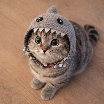 Shark Cat Hat Pattern