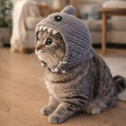 Shark Cat Hat Pattern