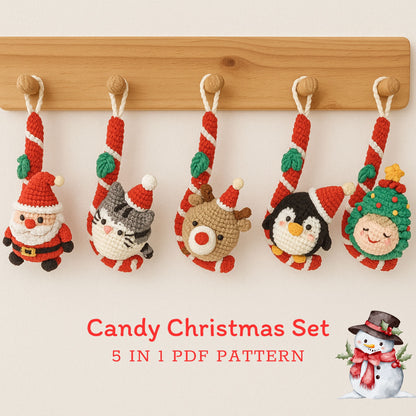 Candy Christmas Crochet Pattern