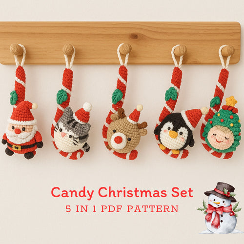 Candy Christmas Crochet Pattern