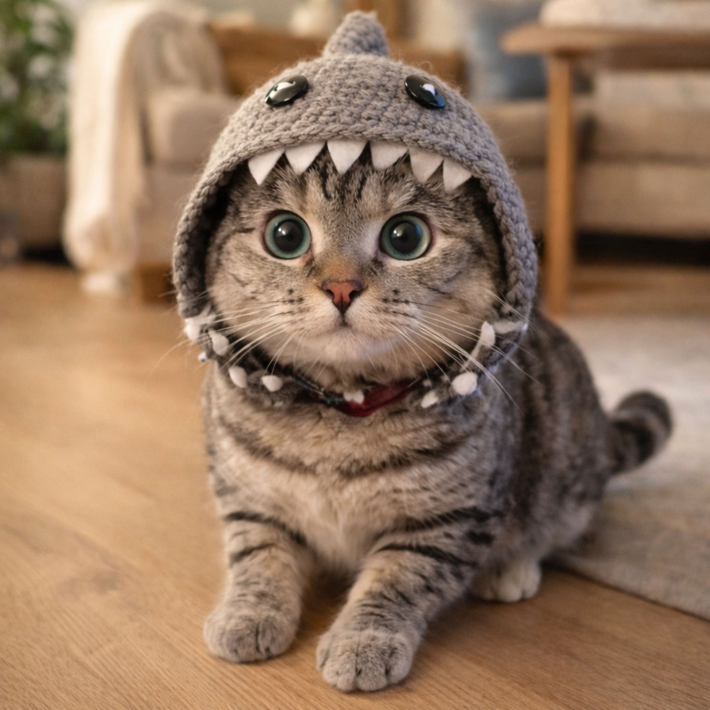 Shark Cat Hat Pattern