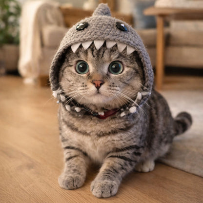 Shark Cat Hat Pattern