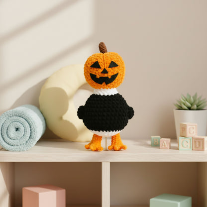 Spooky Pumpkin Goose Pattern