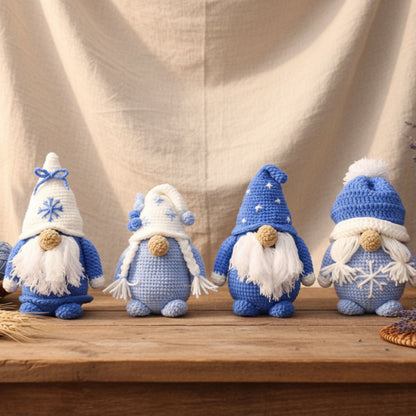 Winter Christmas Gnome Pattern