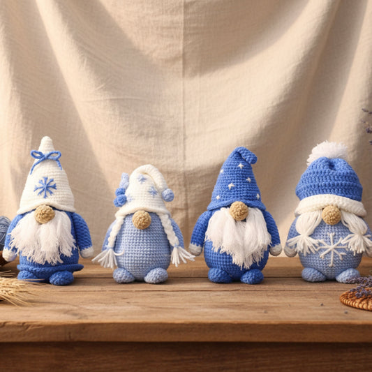 Winter Christmas Gnome Pattern