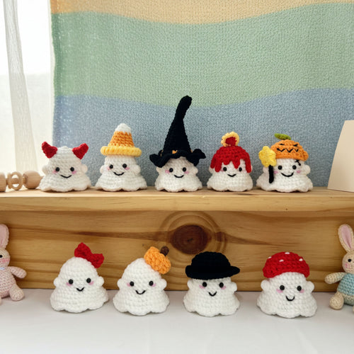 Halloween Ghost Crochet Pattern Set