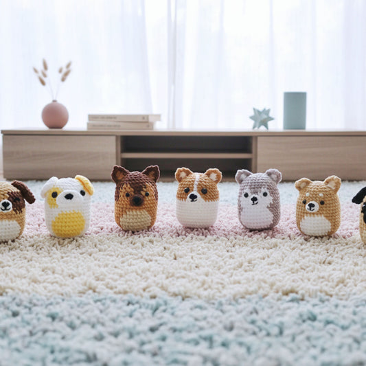 7 in 1 Cute Dog Crochet Pattern