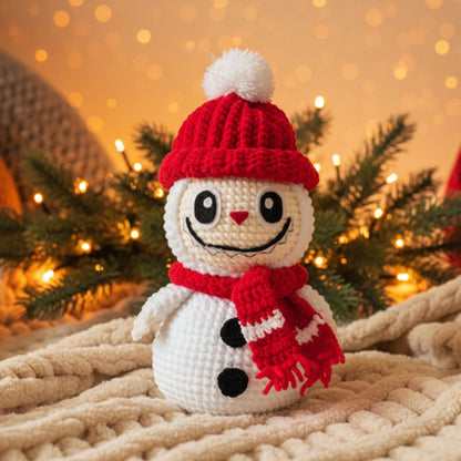 Christmas Snowman Crochet Pattern