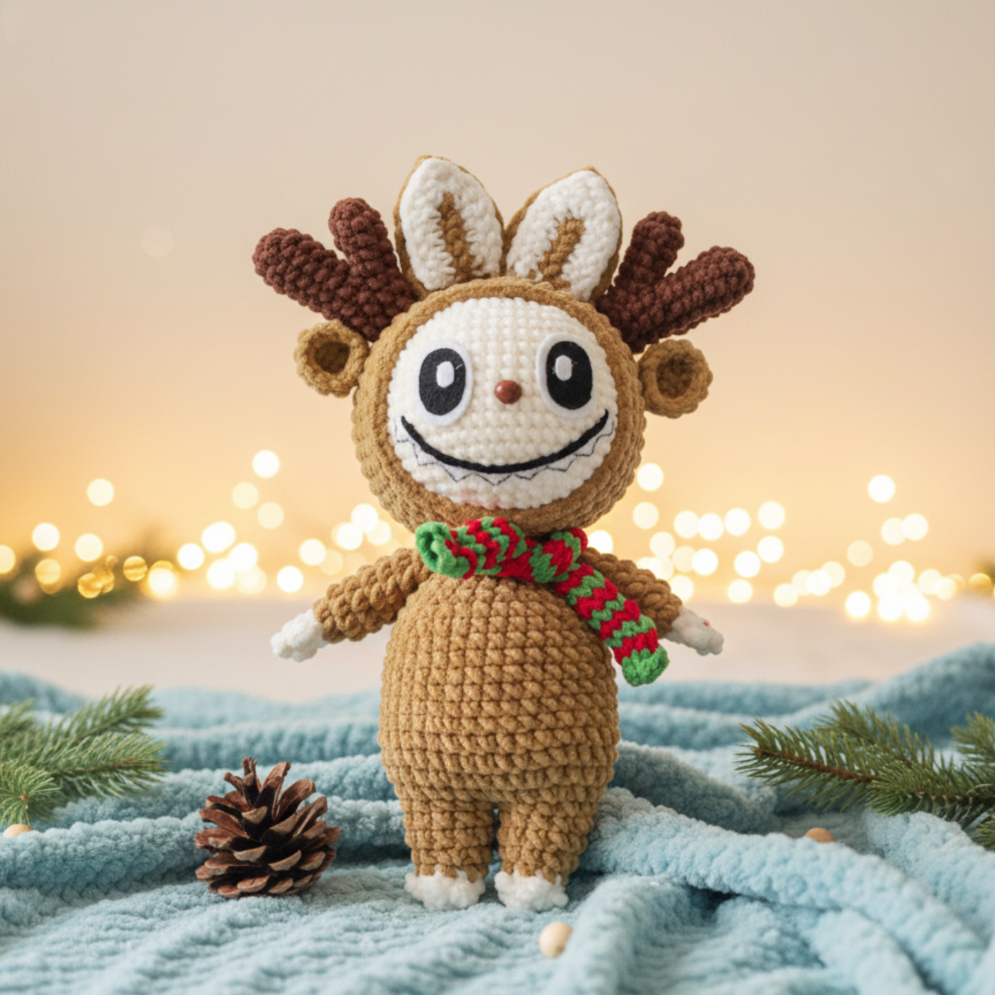 Reindeer Bunny Crochet Pattern