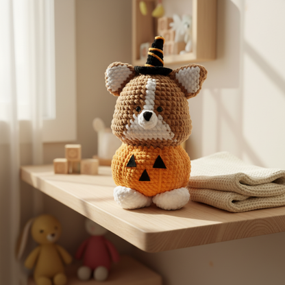 Halloween Corgi Crochet Pattern
