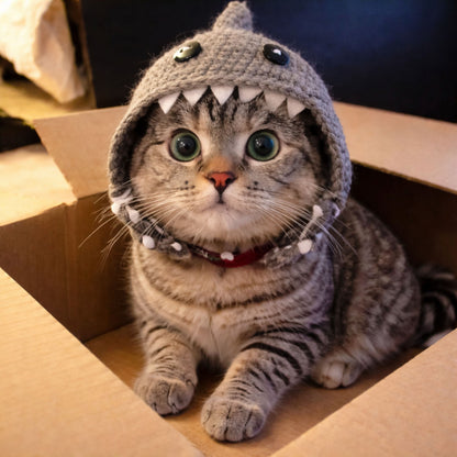 Shark Cat Hat Pattern