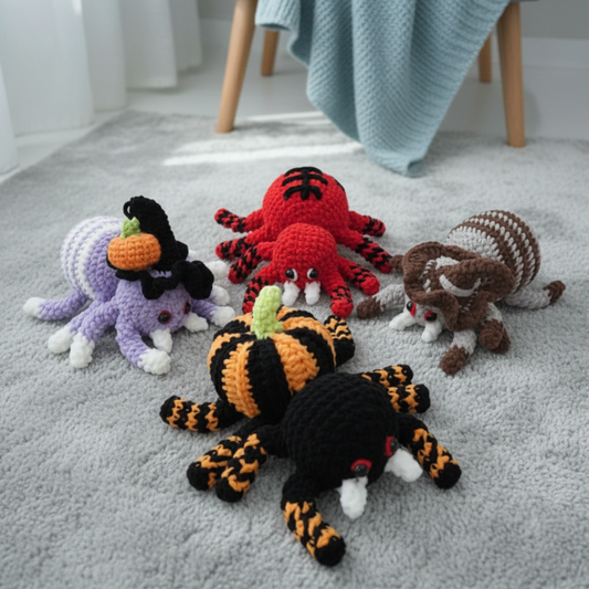 4 in 1 Halloween Spider Crochet Pattern