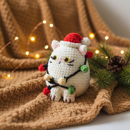 Cute Cat Christmas Pattern