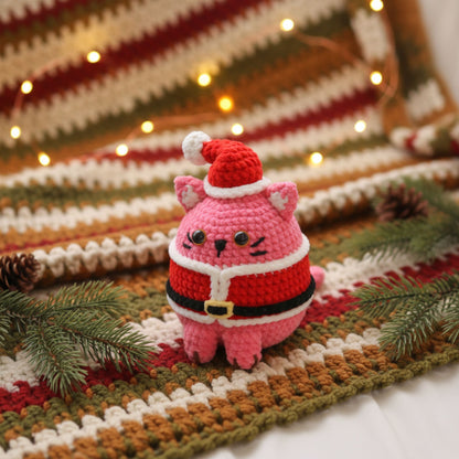 Cute Cat Christmas Pattern