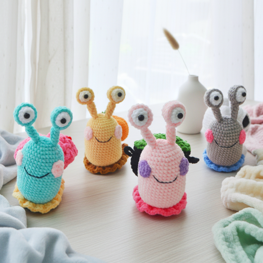 4 in 1 Halloween Snail Crochet Pattern