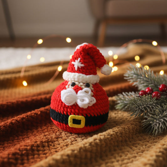 Santa Ornament Crochet Pattern