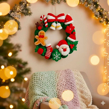 Christmas Wreath Crochet Pattern