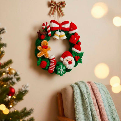 Christmas Wreath Crochet Pattern