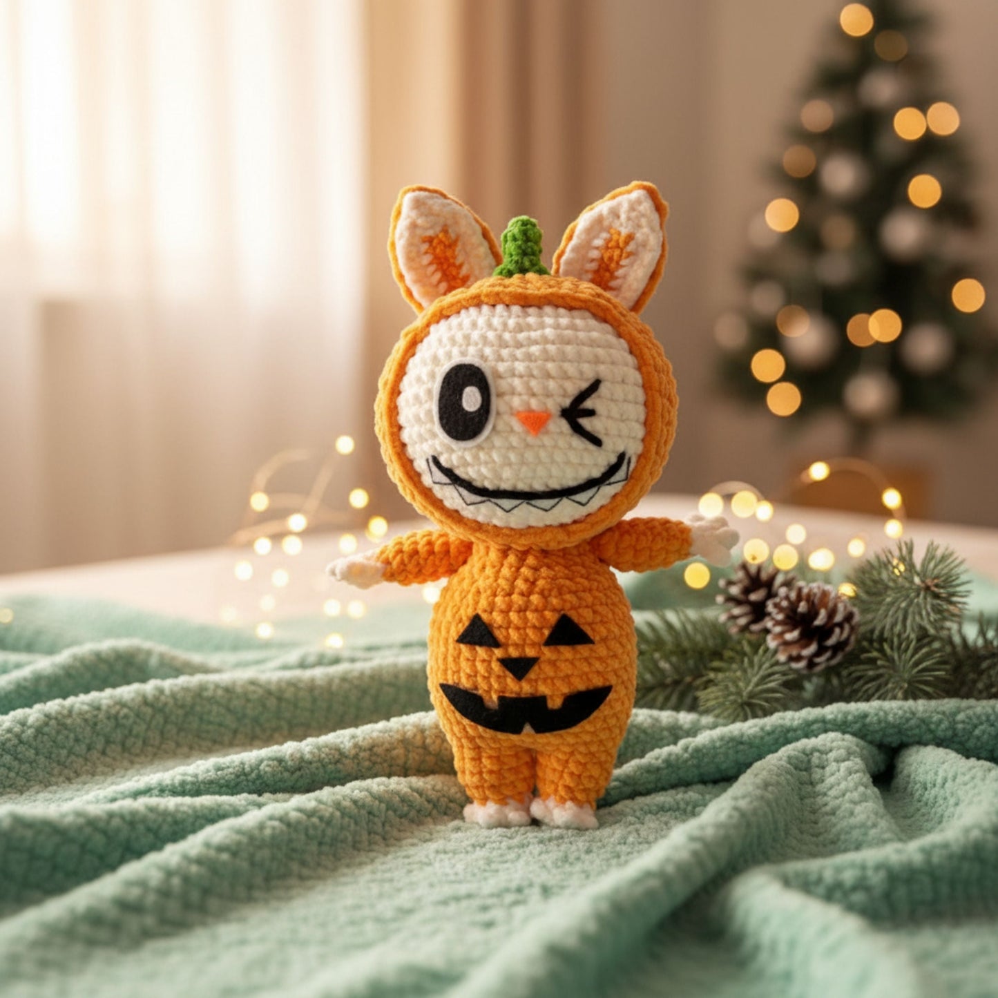 Pumpkin Bunny Crochet Pattern