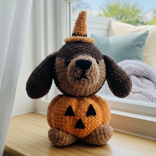 Halloween Dachshund Crochet Pattern