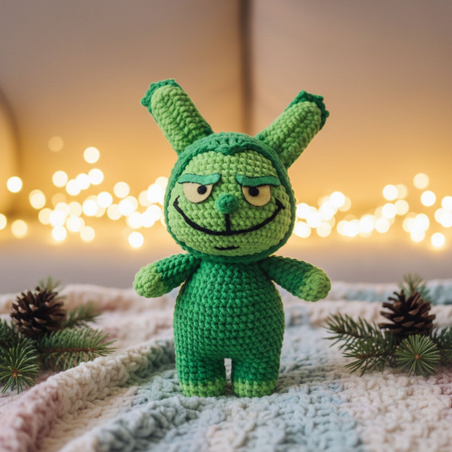 Green Bunny Crochet Pattern