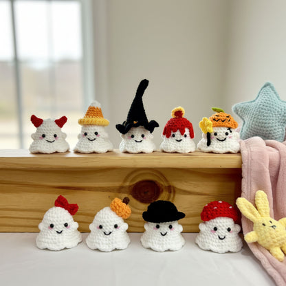 Halloween Ghost Crochet Pattern Set