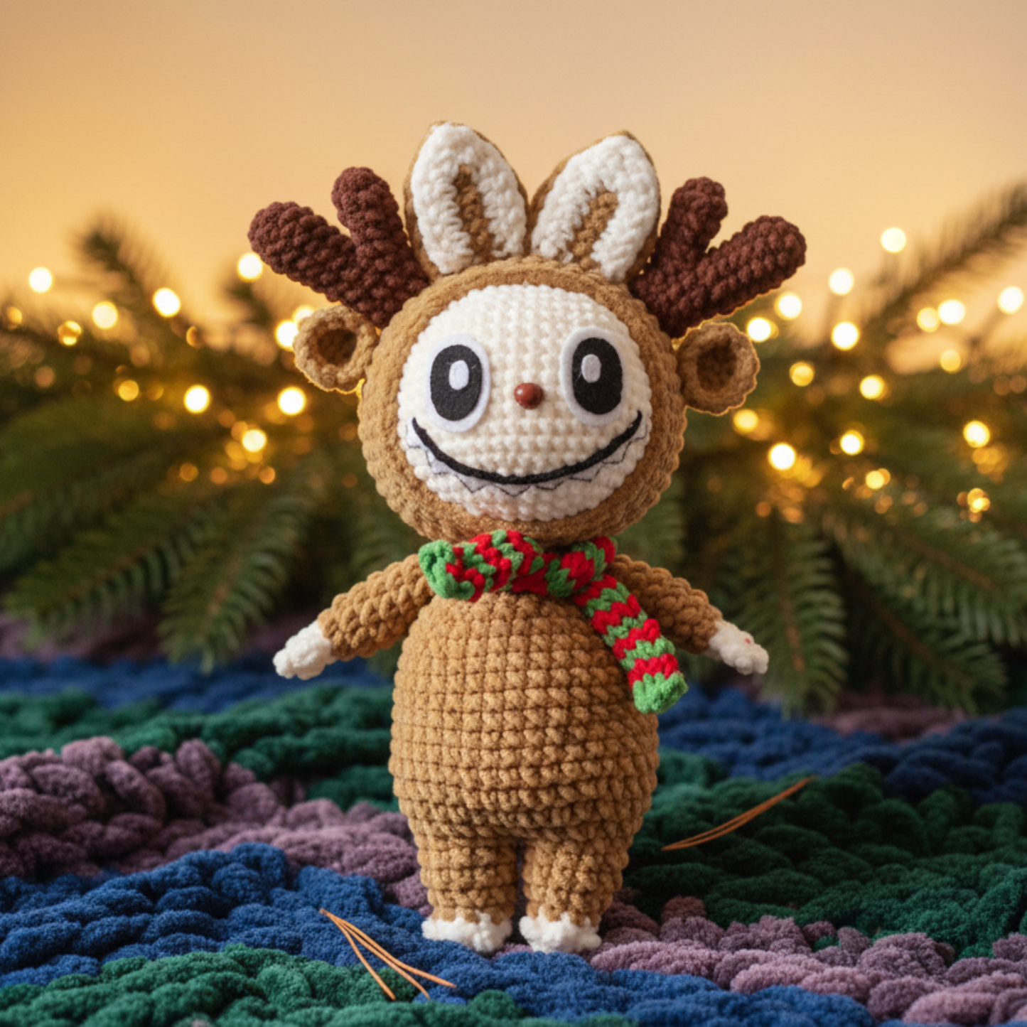 Reindeer Bunny Crochet Pattern