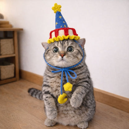 Cat Party Hat Pattern