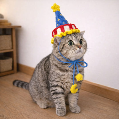 Cat Party Hat Pattern
