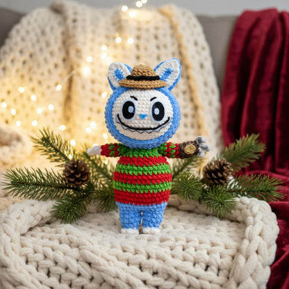 Blue Bunny Crochet Pattern
