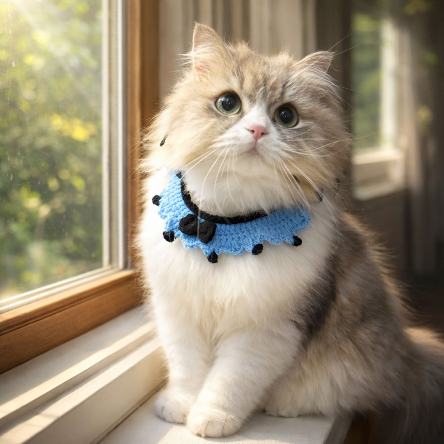 Cat Bow Collar Pattern
