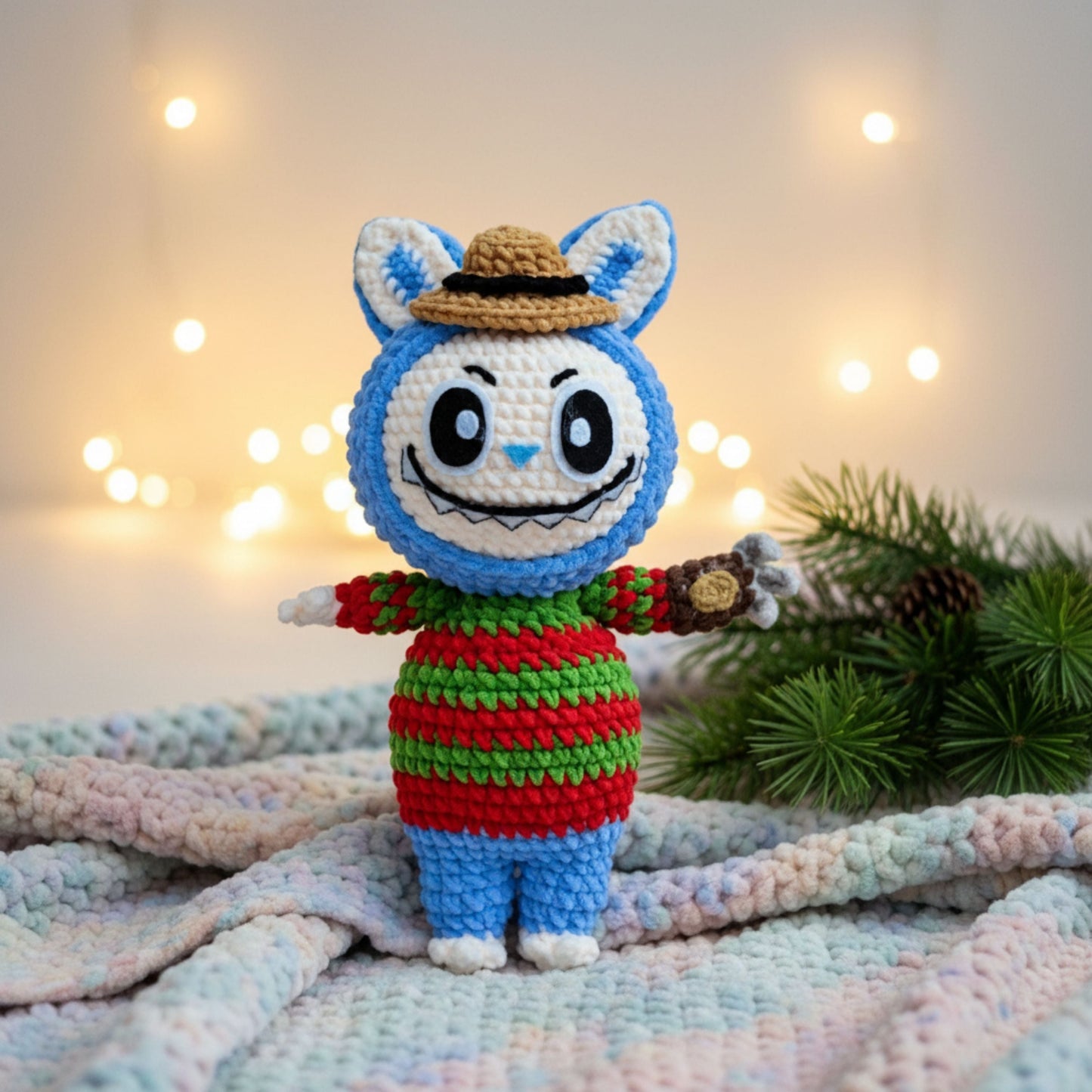 Blue Bunny Crochet Pattern